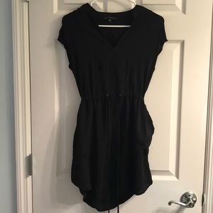 Black Romper with Pockets
